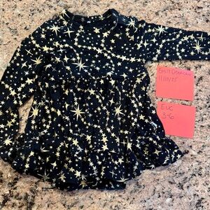 Posh Peanut New Years Eve Long Sleeve Bodysuit Dress